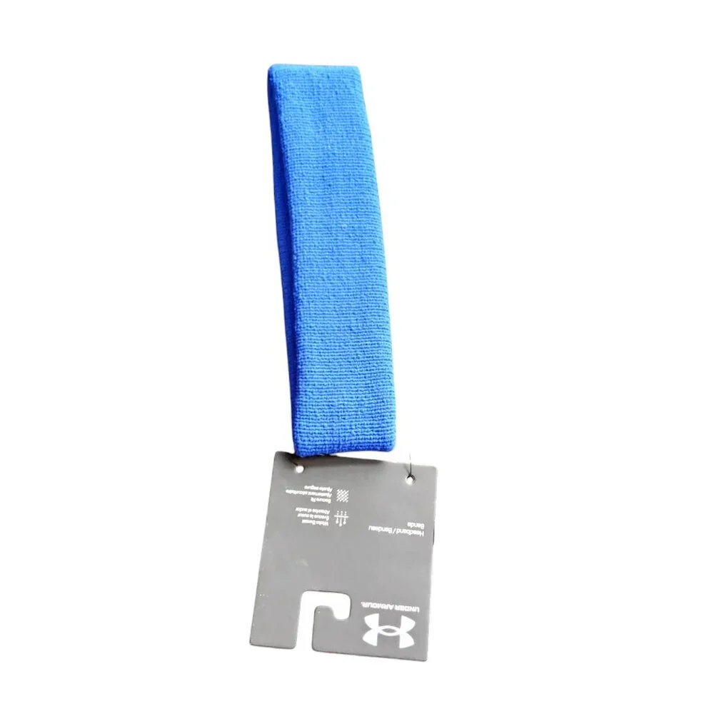 Under Armour Headband Sport Mens Blue New
